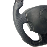 Werkseitig Hergestellt, Akzeptiert Alle Anpassungen, Hochwertiges Schwarzes Carbonfaser-Leder für Renault Megane 2 Megane 4 Autolenkrad