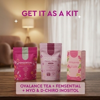 Complément Alimentaire Naturel en Gros pour la Santé : Myo-Inositol D-Chiro-Inositol en Poudre 40:1, Folate, Vitamine D3, Zinc pour Femmes, 225g