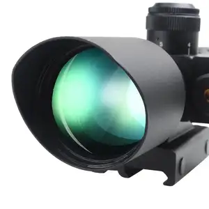 SPINA 2.5-10X40 taktik optik Sight kırmızı yeşil işıklı kırmızı lazer ile Spotting kapsam açık avcılık için