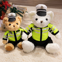 Ours en peluche personnalisables mignons et originaux, diverses professions, compagnons doux et réconfortants, cadeaux thématiques