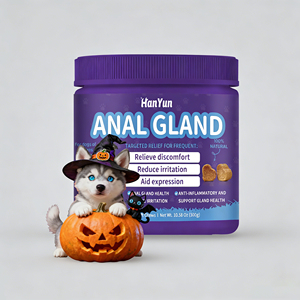 Friandises à mâcher molles à la citrouille pour chiens, marque privée, pour la santé digestive, les enzymes, les glandes anales et les compléments alimentaires pour animaux de compagnie - Product Image 1