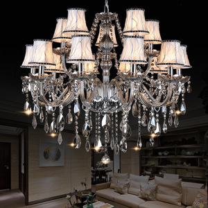 Pendentif en argent maison moderne <span class=keywords><strong>3</strong></span> couches bougie lumière cristal bras pièces lustre - Product Image 3