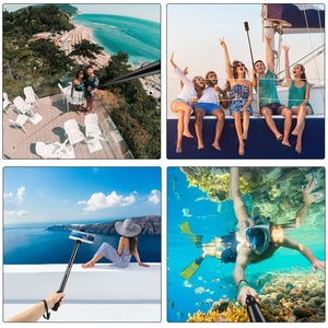 Bán buôn PULUZ 2m cầm tay kim loại Selfie Stick <span class=keywords><strong>Monopod</strong></span> cho điện thoại thông minh máy ảnh thể thao insta360 một RS X2 X3 X4 máy ảnh chủ - Product Image 6