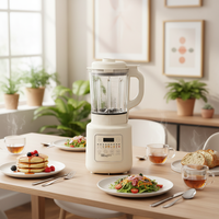 Pembuat Sup Multifungsi Antarmuka Bahasa Inggris dengan Blender, Pembersih Otomatis, Pengolah Makanan Bayi, Pembuat Susu Kedelai