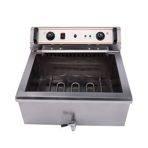 <span class=keywords><strong>Friteuse</strong></span> électrique de luxe à réservoir unique de 30 L, à température variable, pour poulet, beignets et autres aliments - Product Image 3