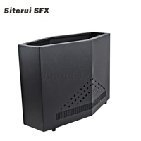 SITERUI STR-G-03 SFX RGB LED Silk Flame Light avec télécommande DMX LCD 180W, machine à feu à paillettes, hauteur 1,5m pour spectacles DJ et bars