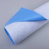 Tapis de sol auto-adhésifs en feutre polaire bleu gris blanc de 50 à 100 m, anti-poussière, imperméables, pour le déménagement de meubles, les expositions, les sols