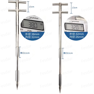 Échantillonneur de poudre pour l'échantillonnage de matériaux en vrac en laboratoire, outil d'échantillonnage en acier inoxydable, haute précision - Product Image 3