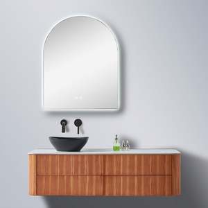 Affordable <b>Bathroom</b> <b>Cabinet</b> <b>with</b> Smart LED <b>Mirror</b> Professional Manufacturer's New Waterproof <b>Bathroom</b> Vanities <b>With</b> Single Sink - Product Image 1