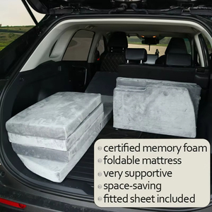 Lit matelas SUV pour siège arrière, matelas portable de camping en <span class=keywords><strong>mousse</strong></span> à mémoire de forme pour voiture, tapis de couchage de voyage - Product Image 6