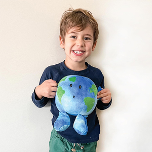 V269 Peluche Personalizzato a Forma di Terra, Giocattolo Educativo per Aule di Scienze e Astronomia - Product Image 4