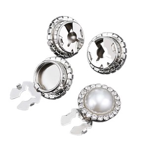 Ánh Sáng Sang Trọng Đồng Claw Kim Cương Chuỗi Hình Chữ Nhật Cross-Biên Giới Trang Trí Nút Cho Áo Sơ Mi Hiện Đại Áo Khoác Hot-Bán Hàn - Product Image 6