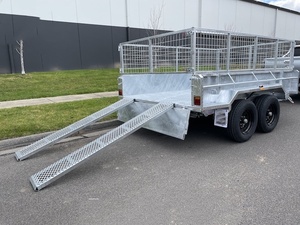 Remorque basculante hydraulique 10*5, galvanisée, <span class=keywords><strong>essieu</strong></span> tandem, 3500 kg ATM |   Freins électriques |   Capacité de charge de 2400 kg - Product Image 4