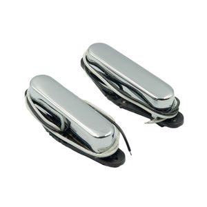 NAOMI Single Core Bridge Pickup Imán Placa de fibra Bobbin Rod Chrome para bajos - Product Image 3