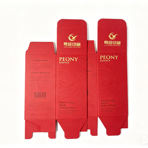 Boîte <span class=keywords><strong>d</strong></span>'emballage en carton blanc avec impression recto-verso personnalisée, dorure à chaud et gaufrage, conception et échantillon gratuits - Product Image 4