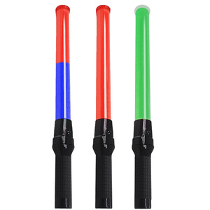 Bâton de signalisation routière LED rechargeable, lumière de sécurité, bâton lumineux d'avertissement - Product Image 1