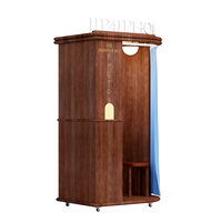 Machine Photobooth Intelligente au Design Vintage Fermé avec Système d'Impression Intégré pour Distributeurs Étrangers et Marché Commercial