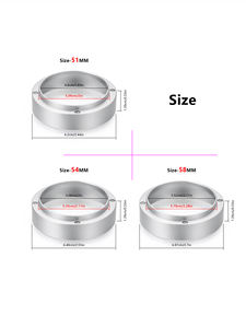 Precio de fábrica OEM distribuidor de café en polvo anillo de dosificación negro 51/54/58MM embudo de dosificación de Espresso plateado - Product Image 3