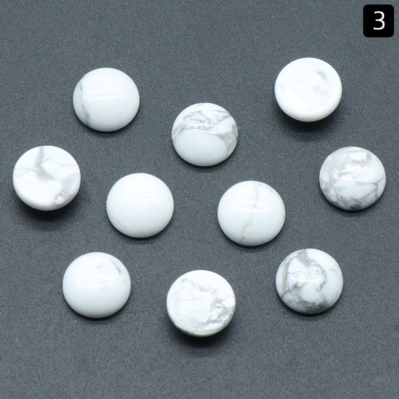 10mm white howlite