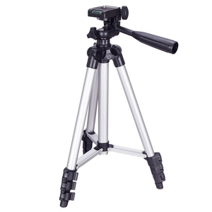 Trípode de transmisión en vivo Patas plegables Montaje de trípode de aluminio con cabeza de trípode tridimensional en forma de U para cámara digital <span class=keywords><strong>DSLR</strong></span> - Product Image 1