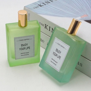 LANGXU Flacon de parfum de voyage en vaporisateur personnalisé de 100 ml avec boîte d'emballage dégradé givré coloré belle fantaisie de luxe - Product Image 6