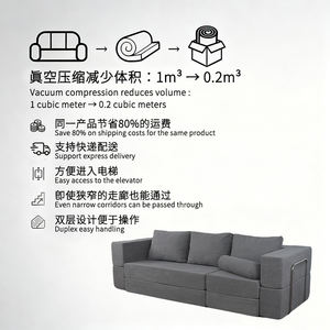 Converteerbare Slaapbank Opvouwbare Bank Bed Opvouwbaar-Chaise Lounge Stoel & Vloer Futon Slaper Voor Woonkamer - Product Image 5