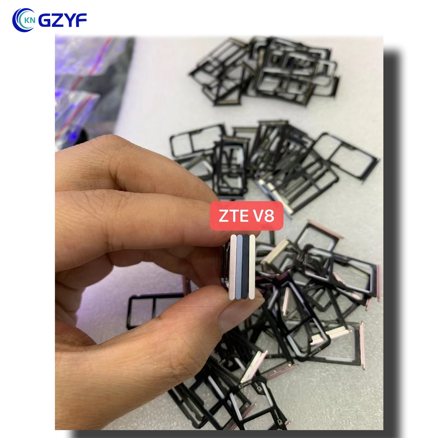 Лоток для Sim-карты для ZTE Blade V8 лоток для карты для ZTE Z Max 982 Blade Spark Z971 оптовая продажа запасных частей для мобильных телефонов гибкий кабель для зарядки