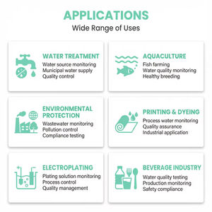 Veinasa XS-LEC-101 Testeur de conductivité numérique portable, stylo testeur EC 0-2000 µS/cm RS485, <span class=keywords><strong>analyse</strong></span> de la qualité de l'eau pure, système RO - Product Image 2