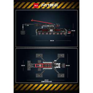 Lg1750 <span class=keywords><strong>lg</strong></span> जाली बूम मोबाइल क्रेन तकनीकी फिट LTTm 11200 इंजीनियरिंग वाहन भवन ब्लॉक 17007 17008 42146 सेट - Product Image 3