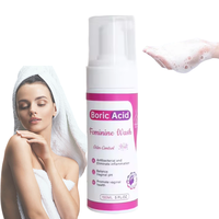 Grossiste Lavages Féminins Anti-Démangeaisons Éclaircissants pour Femmes Mousse Yoni à l'Acide Borique Herbal avec Fonction Antibactérienne