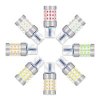 Feu de position latéral LED CANBUS T10 W5W 194 168 2016 42SMD 12-24V 360° °   Ampoule de voiture 8 couleurs : blanc, rouge, bleu, jaune, vert