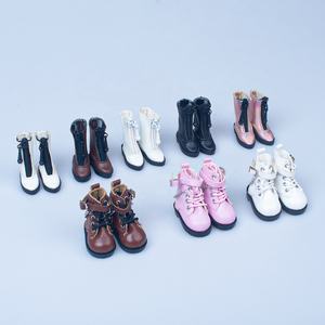 Chaussures en <span class=keywords><strong>cuir</strong></span> de poupée à l'échelle Ob11 1/12 de haute qualité pour chaussures BJD - Product Image 1