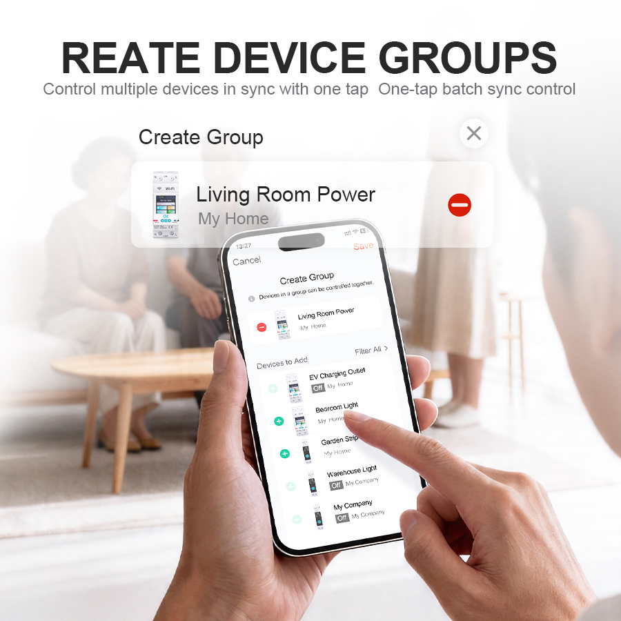 ATELE Smart WiFi Circuit Breaker Tuya App Remote Control Supports Timer Scheduling Voice Control Energy Monitoring Smart Home · image 4