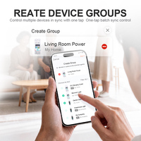 Pemutus Sirkuit WiFi Cerdas Kontrol Jarak Jauh Aplikasi Tuya Mendukung Penjadwalan Timer Kontrol Suara Pemantauan Energi Rumah Pintar