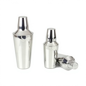 Ensemble de shaker Boston classique de petite taille en métal et verre écologique avec une capacité de 850 ml pour un usage domestique et en bar - Product Image 1