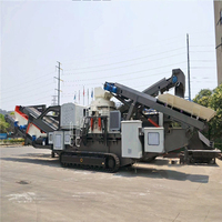Usine mobile de concassage de pierres sur chenilles Alibaba pour le concassage conique, disponible à Zhengzhou