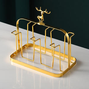 Support à tasses de luxe en forme de cerf, séchage rapide, pour cuisine, salon, rangement de tasses à thé - Product Image 1