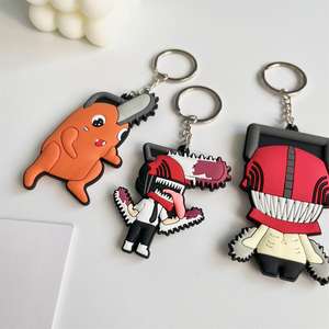 ขายส่งพวงกุญแจอนิเมะ <span class=keywords><strong>Chainsaw</strong></span> <span class=keywords><strong>Man</strong></span> แบบกำหนดเองได้ 1000 แบบ พวงกุญแจยางนิ่ม พวงกุญแจซิลิโคน พวงกุญแจไวนิล PVC สองด้าน - Product Image 6