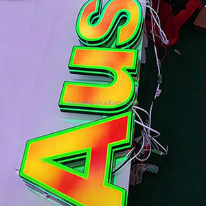 Letrero Luminoso <span class=keywords><strong>de</strong></span> Neón Personalizado, 3D, Dinámico, Colorido, a Todo Color, para la Entrada <span class=keywords><strong>de</strong></span> un Bar, KTV, Salón <span class=keywords><strong>de</strong></span> Billar y Otros Lugares - Product Image 2