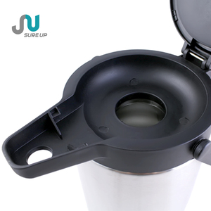 Offres Spéciales famille acier inoxydable Double paroi théière café Thermos fiole à vide pressage à la main Thermos Airpot - Product Image 4