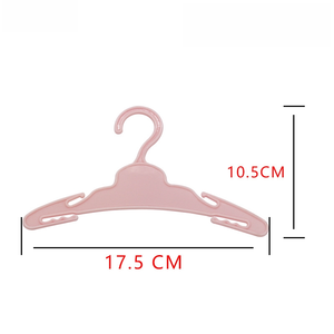 Accessoires pour poupées, porte-vêtements pour poupées de 18 pouces, mini-cintre en plastique Bjd, valise pour poupées - Product Image 2