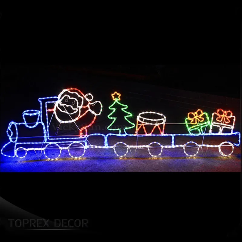 Toprex装飾卸売屋外LEDランプライトアップクリスマスホリデーオーナメント