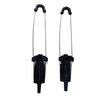Serre-câbles en nylon PA66 résistant aux UV avec pièces en acier inoxydable 304 pour la fixation de câbles aériens en extérieur