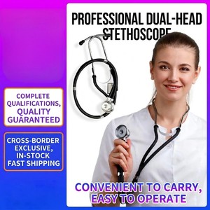 Estetoscopio profesional de aleación de titanio <span class=keywords><strong>para</strong></span> médicos, <span class=keywords><strong>para</strong></span> <span class=keywords><strong>escuchar</strong></span> el latido <span class=keywords><strong>del</strong></span> <span class=keywords><strong>corazón</strong></span>, los pulmones y el latido fetal en mujeres embarazadas - Product Image 1
