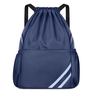 Custom Logo Lightweight Waterproof Folding Sport Gym String Bag Shoes Storage <b>Drawstring</b> <b>Backpacks</b> for Swimming - Product Image 4