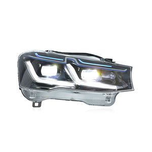 Pour <span class=keywords><strong>BMW</strong></span> X3 F25 / <span class=keywords><strong>X4</strong></span> F26 2010-2017, ensemble de phares LED bleus avec feux de jour, mise à niveau des phares avant - Product Image 4