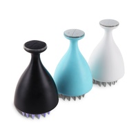 Masseur de cuir chevelu pour le lavage des cheveux, brosse de massage électrique pour le cuir chevelu, brosse à shampooing 5V-1A USB, stimulateur de circulation sanguine pour hommes et femmes