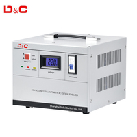 D & C Chine Personnalisé Monophasé 2Kva 1.5kva 1500VA AC Stabilisateur de Tension Automatique AVR 2000 Watt Régulateur