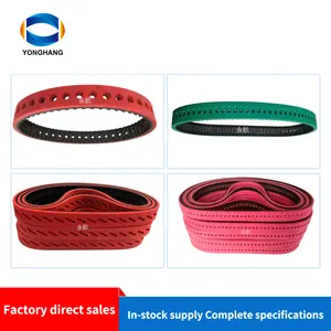 Coated Timing Belt T10 L H High Torque Red Rubber Coating Timing Belts HTD 8m 5m Packing Machine Coated Timing Belt