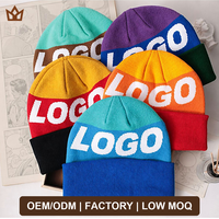 Bonnet en laine mérinos certifié BSCI, tricoté, vente en gros d'usine, jacquard color block, bonnet d'hiver à revers, logo personnalisé, OEM, en vrac